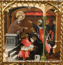 Altarpiece depicting the mourning over the dead body of Christ by Joan Mates