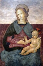 Painting depicting the Virgin and Child by Pietro Perugino