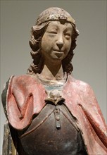Terracotta statuette of the Archangel Michael by Lorenzo Mercadante