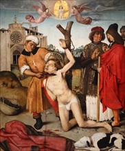 Painting depicting the Martyrdom of Saint Cucuphas by Ayne Bru