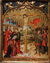 Painting depicting the Calvary and Crucifixion of Jesus Christ