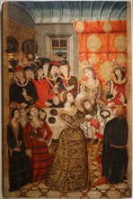 Painting depicting the Banquet of Herod by Pedro Garcia Benavarri