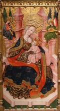 Painting titled 'Lady of the Milk' by the Second Master of Estopanyà