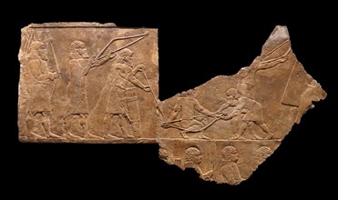 The royal lion hunt Assyrian, about 645-635 BC From Nineveh.