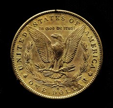 Gold, one dollar coin, USA, 1898