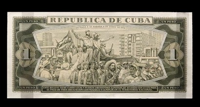 Communist Cuban banknote was introduced in 1961.