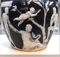 The Portland Vase, made in Rome about 15 BC - AD 25