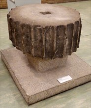 Greek Ionic column drum, from the interior order of the Propylaea, Parthenon, Athens. 5th century BC