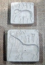 Seal from Mojendro Daro, Indus Valley, Harappa period, ca. 2500 B.C.