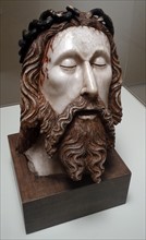 Jaume Cascalls Active 1341-1377 AD. Head of Christ 1352