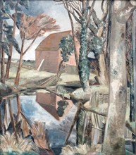 Paul Nash (1889 - 1946) Oxenbridge Pond, 1928 Oil on canvas