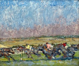 Walter Richard Sickert (1860 - 1942) Dieppe Races, c.1920,