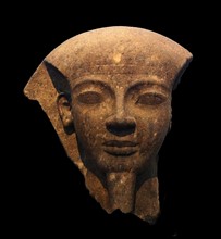 King Ramesses VI. fragment of the lid of the monarch’s mummiform sarcophagus.(about 1143-1136 BC).