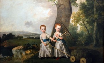 Johann Zoffany (1733-1810), The Blunt Children | around 1765 Oil on canvas