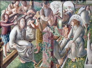 The Resurrection: Tidying by Stanley Spencer