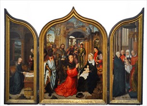 Triptych: The Nativity, The Adoration of the Magi, The Presentation in the Temple by Adriaen Isenbrandt