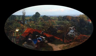 An English Autumn Afternoon by Ford Madox Brown