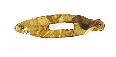 Gold hilt plate from the Staffordshire Hoard