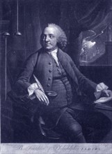 Benjamin Franklin by Edward Fisher, 1730-approximately 1785, engraver 1780