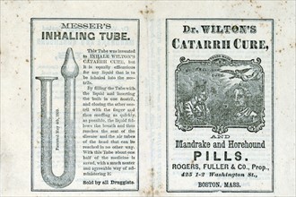 Messer's inhaling tube Dr. Wilton's catarrh cure