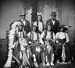 Group of Sioux Indians (photo c. 1875)
