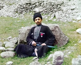A resident of Dagestan in traditional dress (picture from the early twentieth century) 1910.