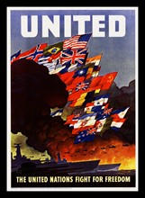 United Nations Second World War poster