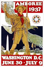 Poster for the 1937 Jamboree, Washington D.C.
