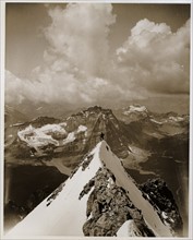 Photograph of the west peak of Mount Victoria, Canada