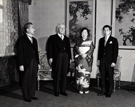 Photograph of Emperor Sh?wa and Princess Nagako of Kuni