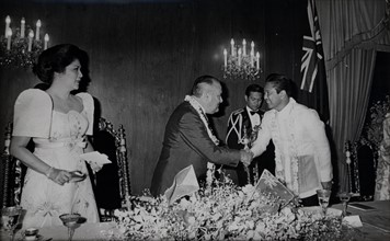 Photograph of President Ferdinand Marcos and the First Lady Imelda Marcos at Malacanang Palace
