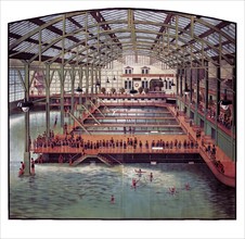 The Sutro Baths, swimming pool complex in San Francisco 1910