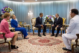 King Rama IX of Thailand and Barack Obama 2012