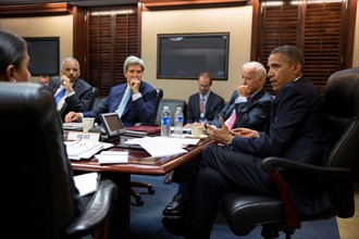 president Barack Obama in the White House situation room