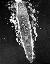 USS North Carolina, off the US east coast, 1942.