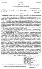 The Treaty of Tripoli (between the United States of America and the Bey of Tripoli) 1797.