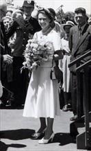Queen Elizabeth II of Great Britain visits New Zealand 1954