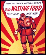 World War two American anti-Japanese, propaganda poster.