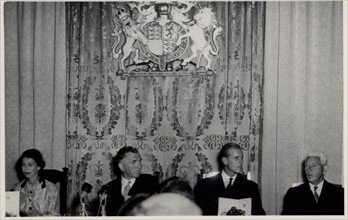 The Queen, Prime Minister Sid Holland, The Duke of Edinburgh and Sir Eruera Tirakatene, New Zealand 1954