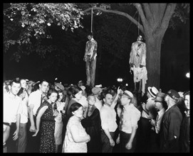 The lynching of African Americans, Thomas Shipp and Abram Smith, Marion, Indiana, 1930