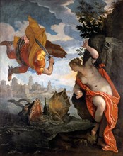 Perseus and Andromeda, oil on canvas by Paolo Veronese, 1584