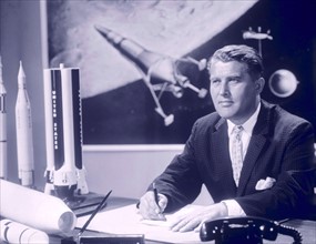 Werner von Braun (1912 – 1977) aerospace engineer