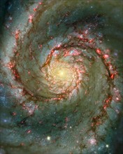 The Whirlpool Galaxy, also known as M51 or NGC 5194,