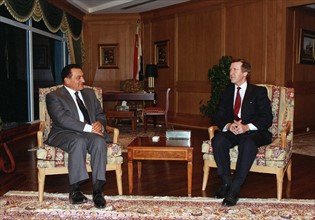 William Cohen meeting with President Hosni Mubarak