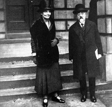 Beatrice and Sidney webb 1930. Sidney James Webb, 1st Baron Passfield PC OM (13 July 1859 – 13 October 1947) was a British socialist, economist, reformer and a co-founder of the London School of Econo...