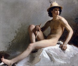 Study of Mercury' by Isidore Pils