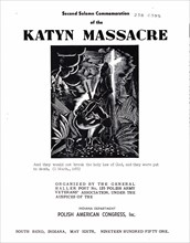 Second Solem Commenmoration of the Katyn Massacare