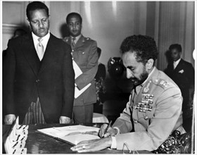 Photograph of Haile Selassie