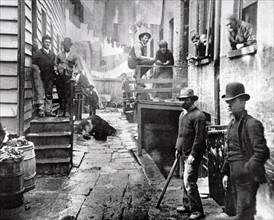Photograph of Bandits' Roost by Jacob Riis