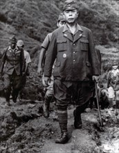 Photograph of General Tomoyuki Yamashita surrending